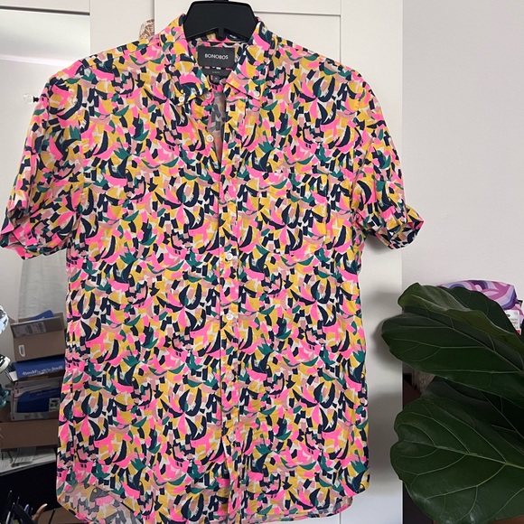 Bonobos Shirts Bonobos 9s Inspired Neon Shirt Poshmark